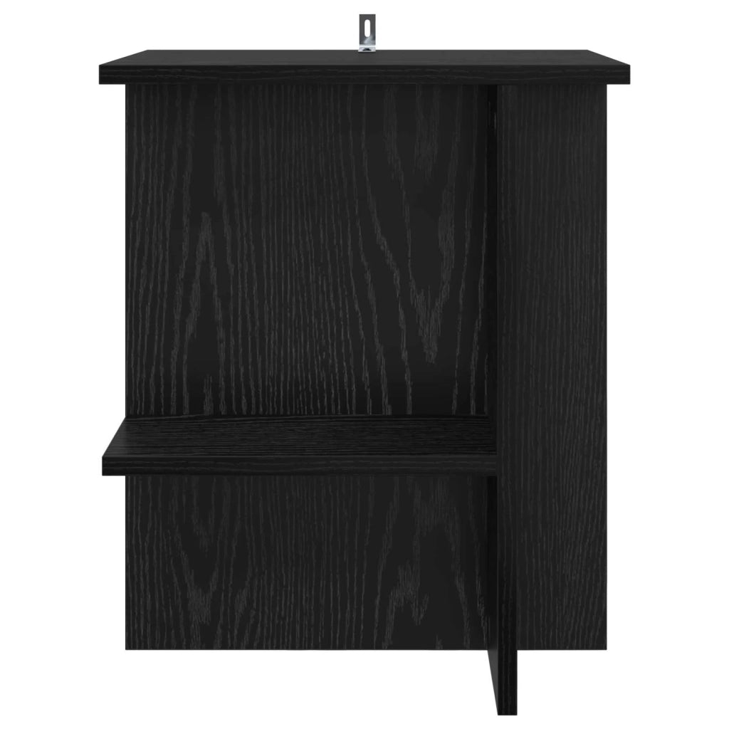 Tavolino da salotto Rovere Nero 40 x 30 x 49 cm 8001065