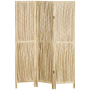 PARAVENTO DA INTERNO PIEGHEVOLE A 3 ANTE A SPINA DI PESCE IN LEGNO, 120X1.6X170 CM