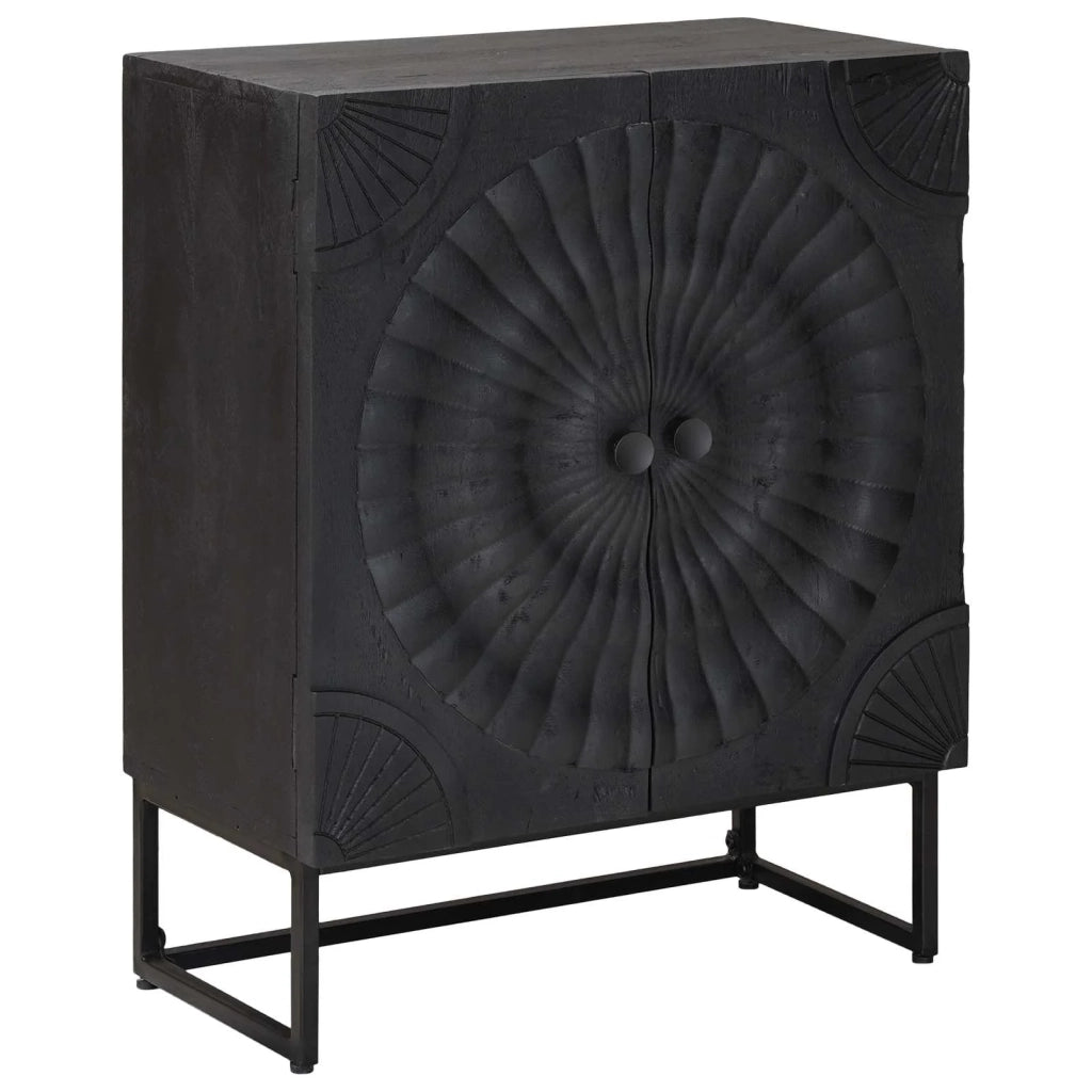 Credenza Nero 55 x 30 x 70 cm