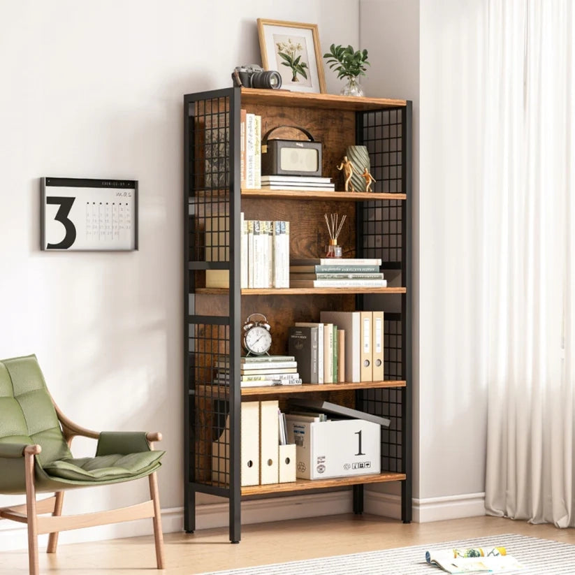 Libreria Marrone 74x30x155 cm Ideale per i Tuoi Libri