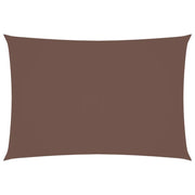 Parasole a vela | Telo Ombra | Vela da ombra Oxford Rettangolare 3x5 m Marrone