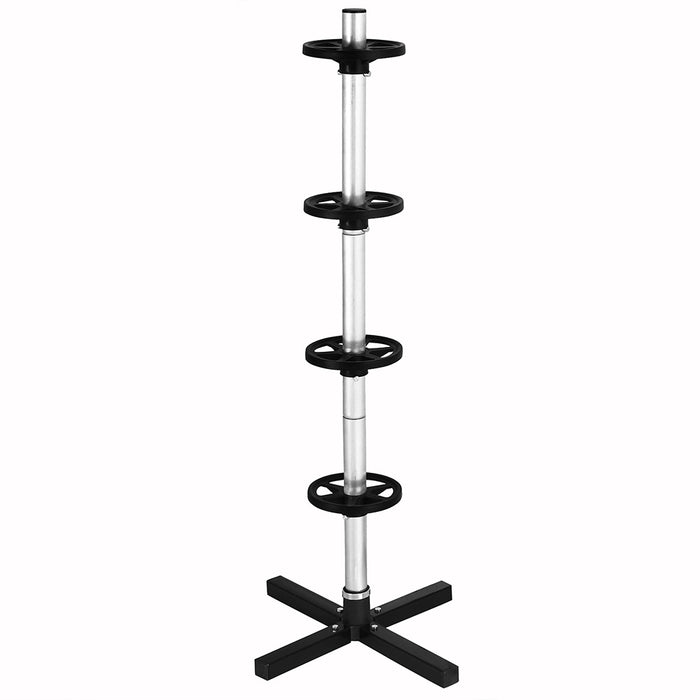 Albero Porta Pneumatici Salvaspazio e Robusto in Ferro per 4 Ruote Auto