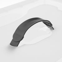 Set Scatole 4 x 30 L Portaoggetti in Plastica Cassetto Contenitore Salvaspazio