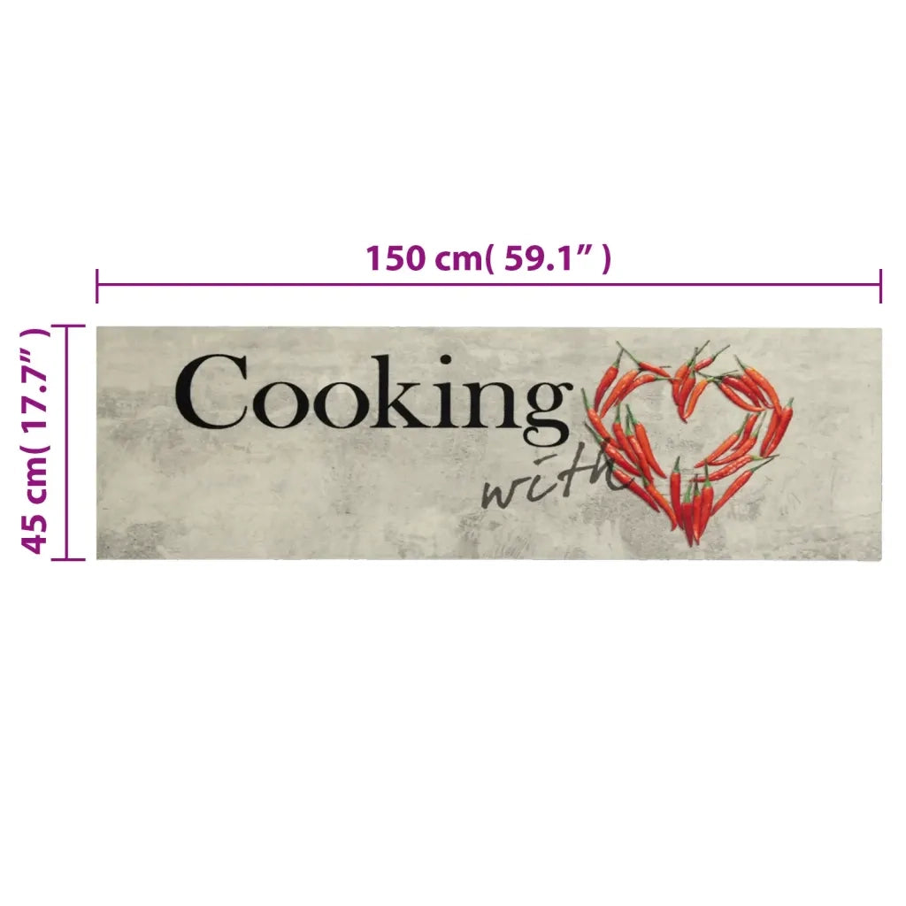 Tappeto del soggiorno | Tappeto da Cucina Lavabile Cucinare 45x150 cm in Velluto