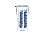 DOSATORE GRADUATO- - lt.0,500 - ø cm.9x16h. - 6 pezzi COSMOPLAST