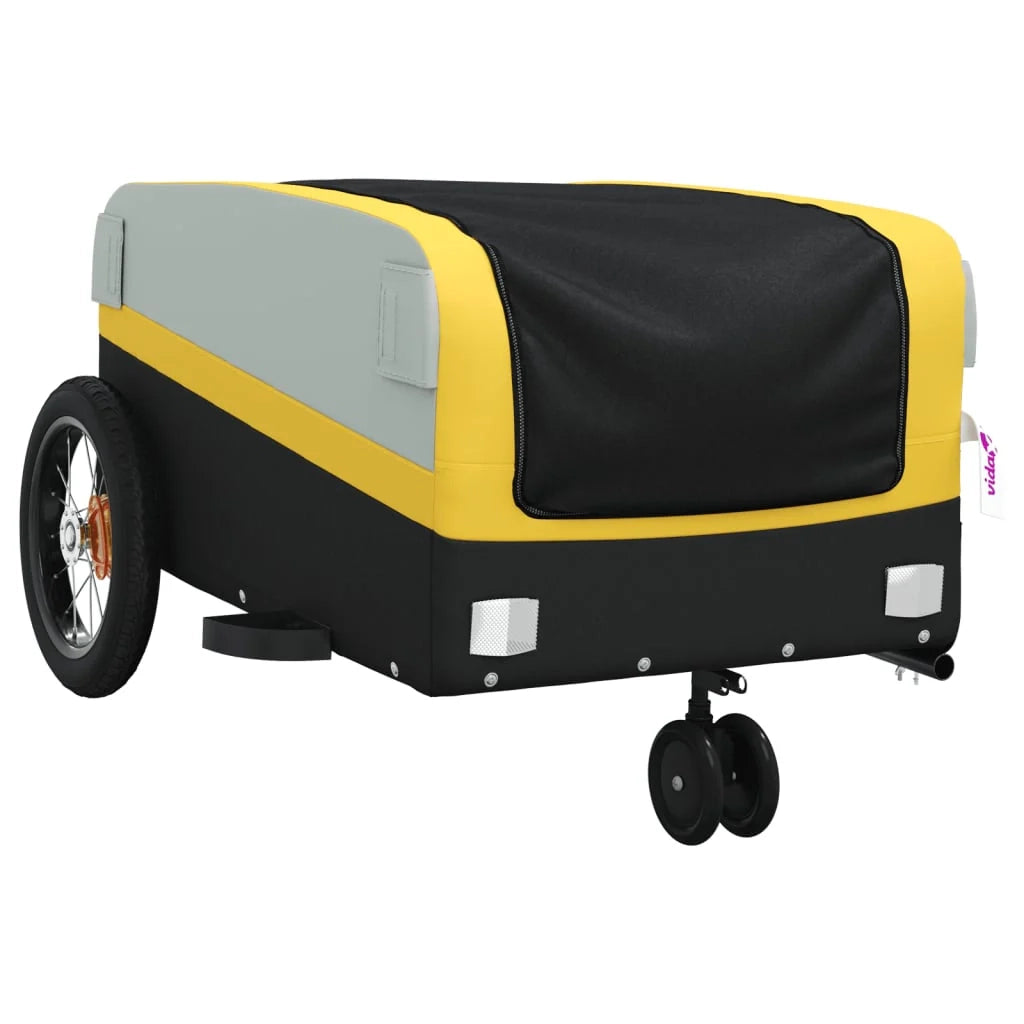 Rimorchio per trasporto biciclette 30 kg ferro giallo 02_0044137