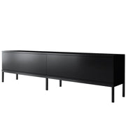 Mobile TV in legno "Lord" - 180 x 30 x 47 cm - Nero