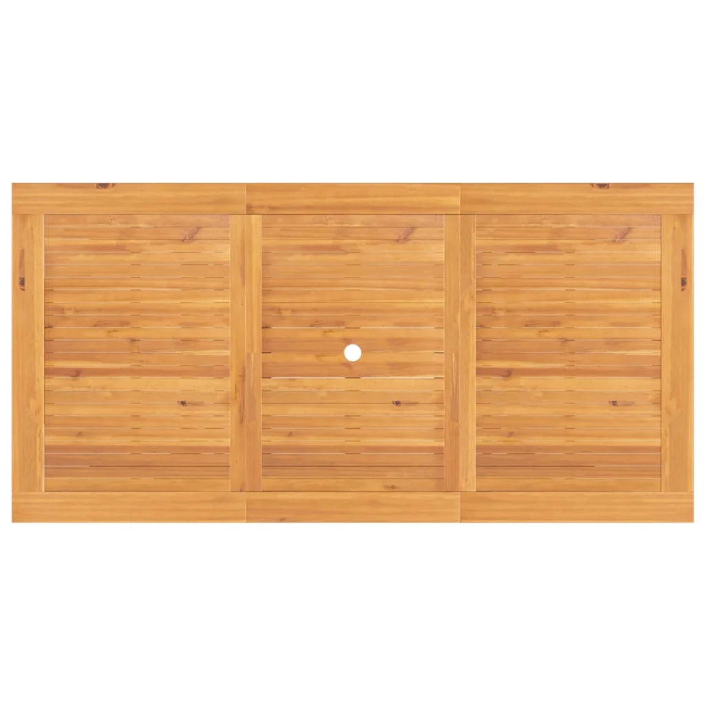 Tavolo Giardino Estensibile 110-160x80x75cm Legno Massello Teak 363487