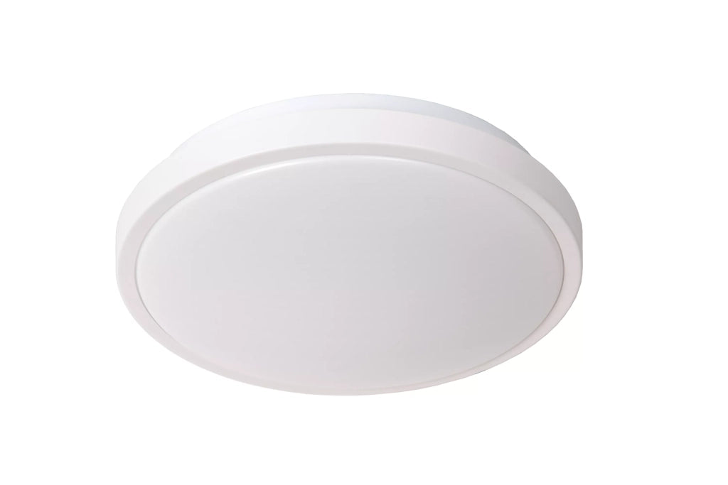 Plafoniera bagno LED 12W tonda 29,3cm bianca Lucide