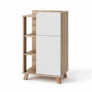 Vicco Mobiletto bagno Sonoma/Bianco 50 x 90 cm con anta e cassetto