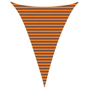 Vela Parasole | Telo Ombra | Vela da ombra solare Arancione e Marrone 3 x 4 x 4 m