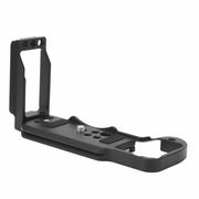 L'accessorio per fotocamera L-Beugel per rapida scelta - Compatibile con la fotocamera Z50 - 1/4 pollici / 3/8 pollici fori a vite - Registrazione orizzontale/verticale - Protezione completa della batteria - Piattaforma per stativo della fotocamera