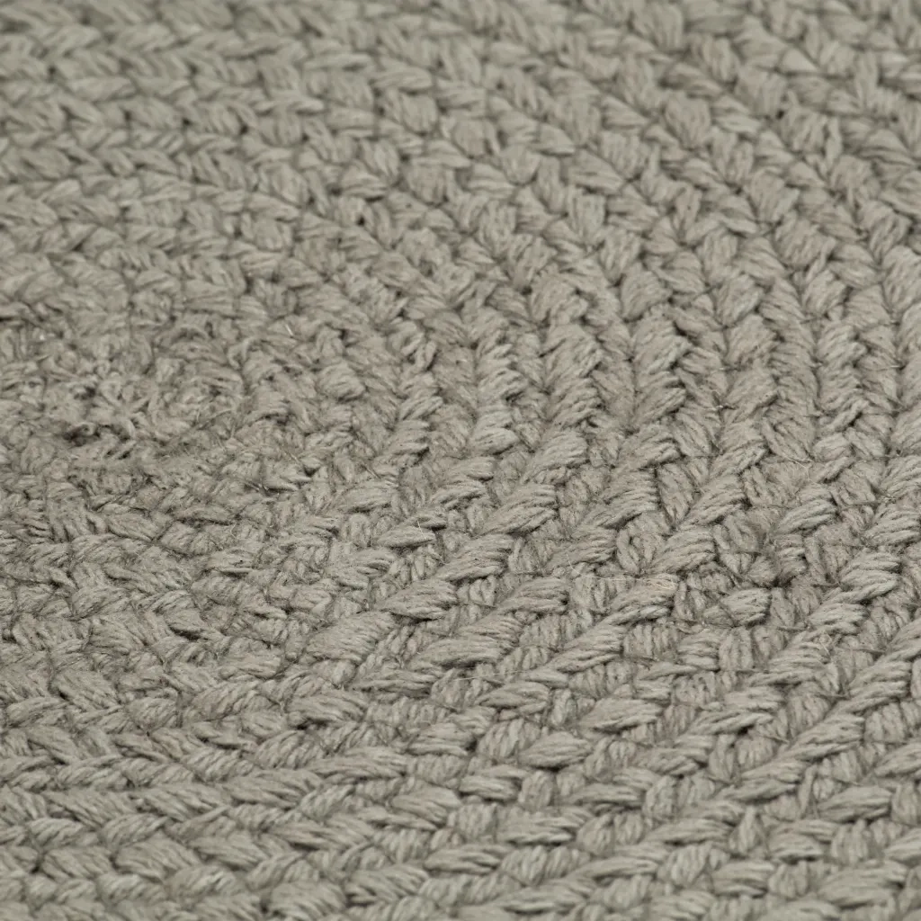 Tovagliette 6 pz Grigio Neutro 38 cm Rotonde in Cotone 133849