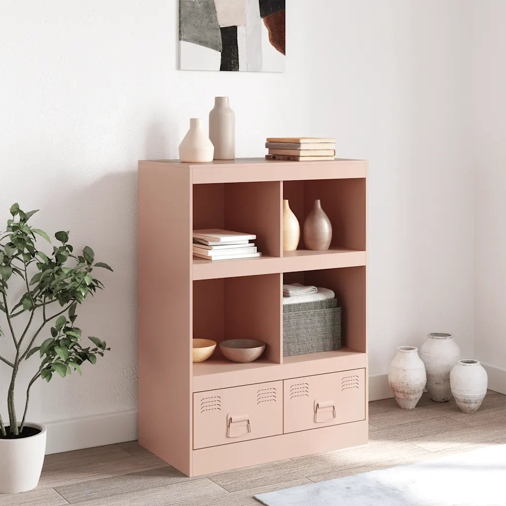 Credenza Rosa 67x39x95 cm in Acciaio