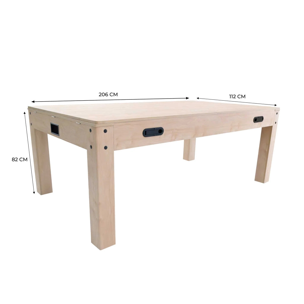 Tavolo Multigioco 7-in-1 213 cm (7ft) Beige Biliardo Tennis Hockey