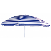 Set Di 10 Ombrelloni Stripe 200/8 - 33 Poli Riga Bia/Blu Moia
