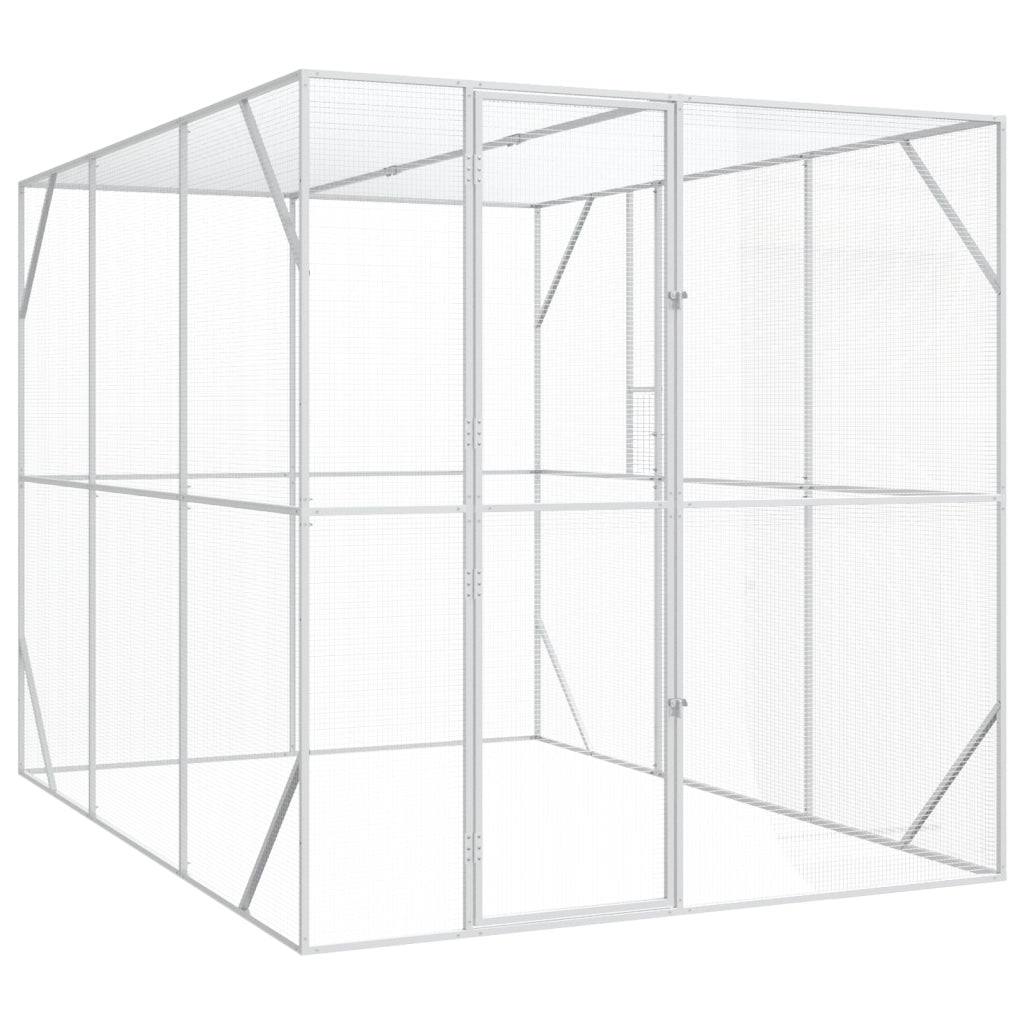voliera  antracite 302x206x214 cm in acciaio