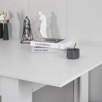 Tavolo da Pranzo Allungabile Estensibile 90x140 fino a 190 cm Bianco Frassinato