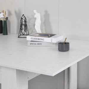 Tavolo da Pranzo Allungabile Estensibile 90x140 fino a 190 cm Bianco Frassinato