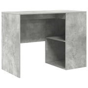 Scrivania | Tavolo da Ufficio Grigio cemento 102 x 50 x 75 cm Legno multistrato