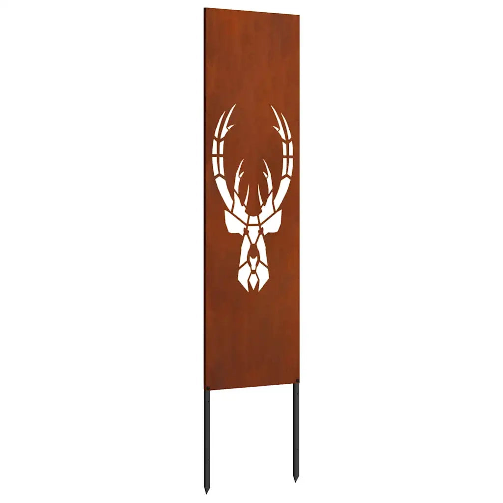 vidaXL Pannello Decorativo da Giardino Ruggine 32 x 140 cm