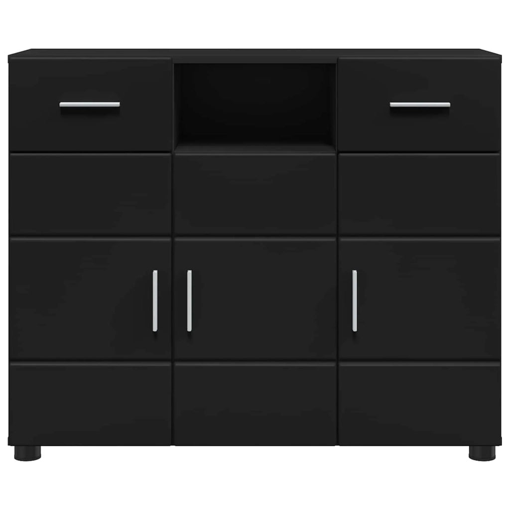 Armadio in Legno Nero 88,5 x 30,5 x 73 cm Legno multistrato CFW2829185