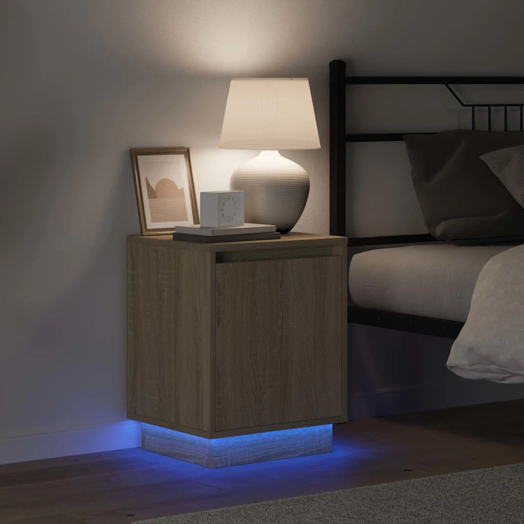Comodino | Armadio da Notte | Mobiletto da notte Rovere Sonoma 39 x 34,5 x 50 cm