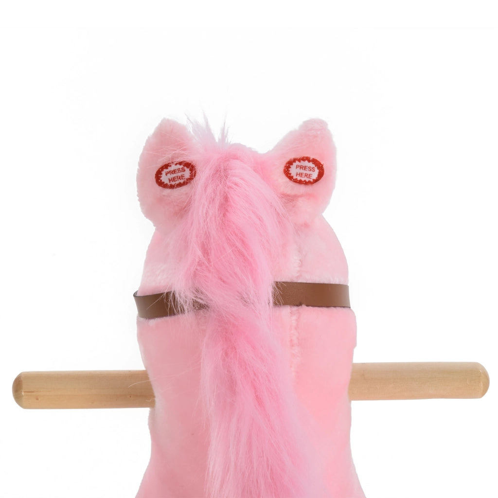 Cavallo a Dondolo Morbido ¨C zephmum ¨C 65x32,5x61 cm Rosa