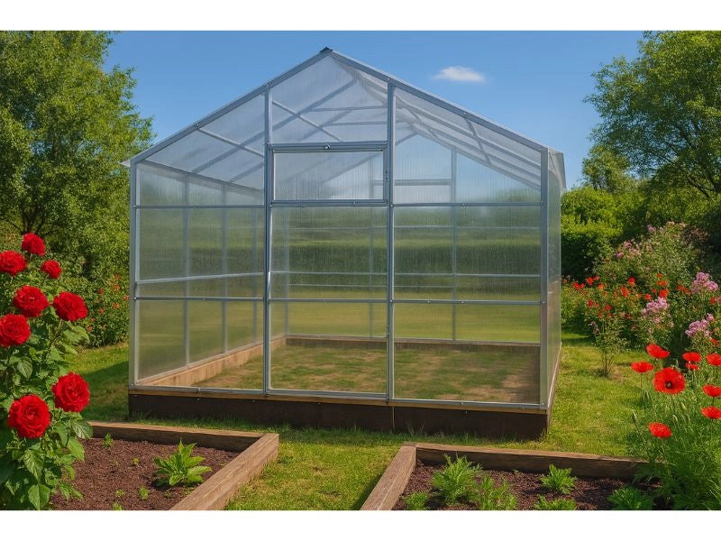 Serra da giardino FLORA 3 x 8 m (24 m²), 4 mm con rivestimento in policarbonato
