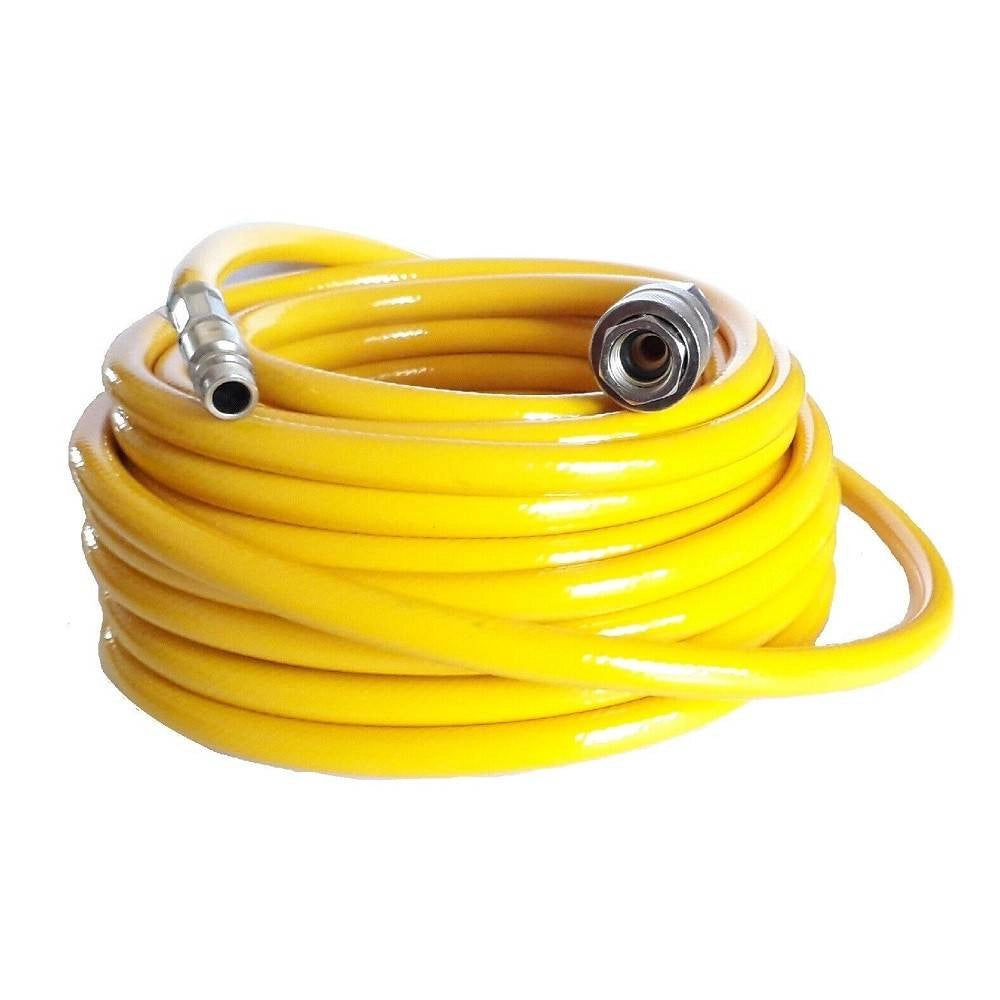 Trade Shop - Tubo Aria Compressa In Pvc 18 Metri Flessibile Per Compressore Innesto Rapido -
