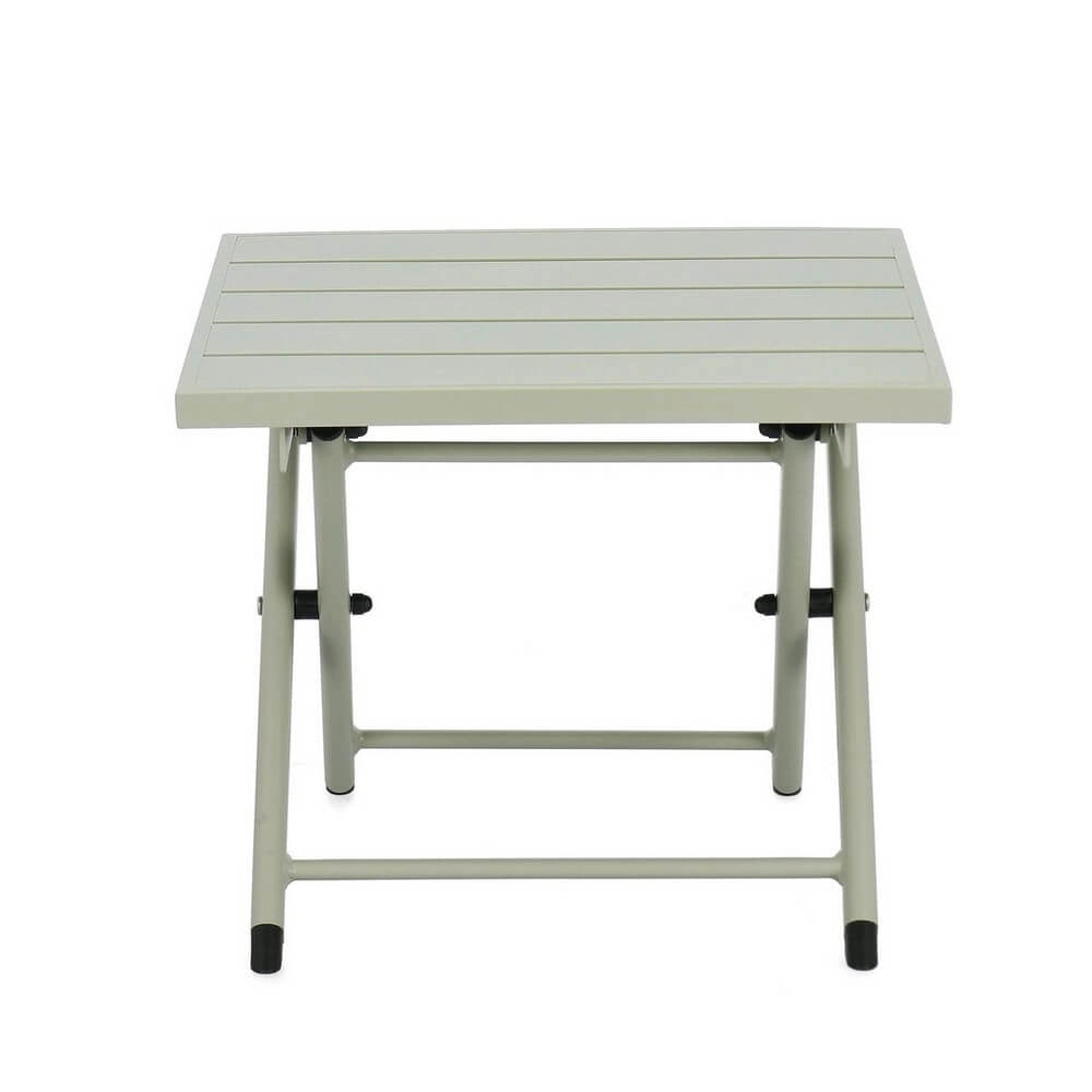Tavolino da giardino pieghevole in alluminio 44x43 cm - AURE