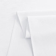 Tavolo rondo con tovaglia 160 cm di diametro bianco - Tovaglia per tavolo con motivi jacquard - Per compleanni, cucina e ristoranti - 4-6 posti - 1 pezzo