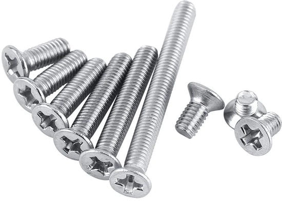 Viti a Testa Pan Panca M3 - 100 Stuks - Acciaio Inossidabile 304 - Viti Sottoposte - Viti per Montaggio - Qualità Professionale - Viti per Montaggio