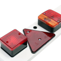 Barra portafanali per rimorchio a 7 poli 137 cm Con luci di posizione posteriore, freno e frecce