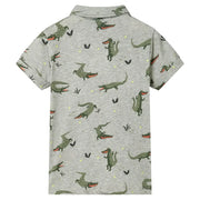 Camicia da Bambino Cachi Chiaro M¨¦lange 104
