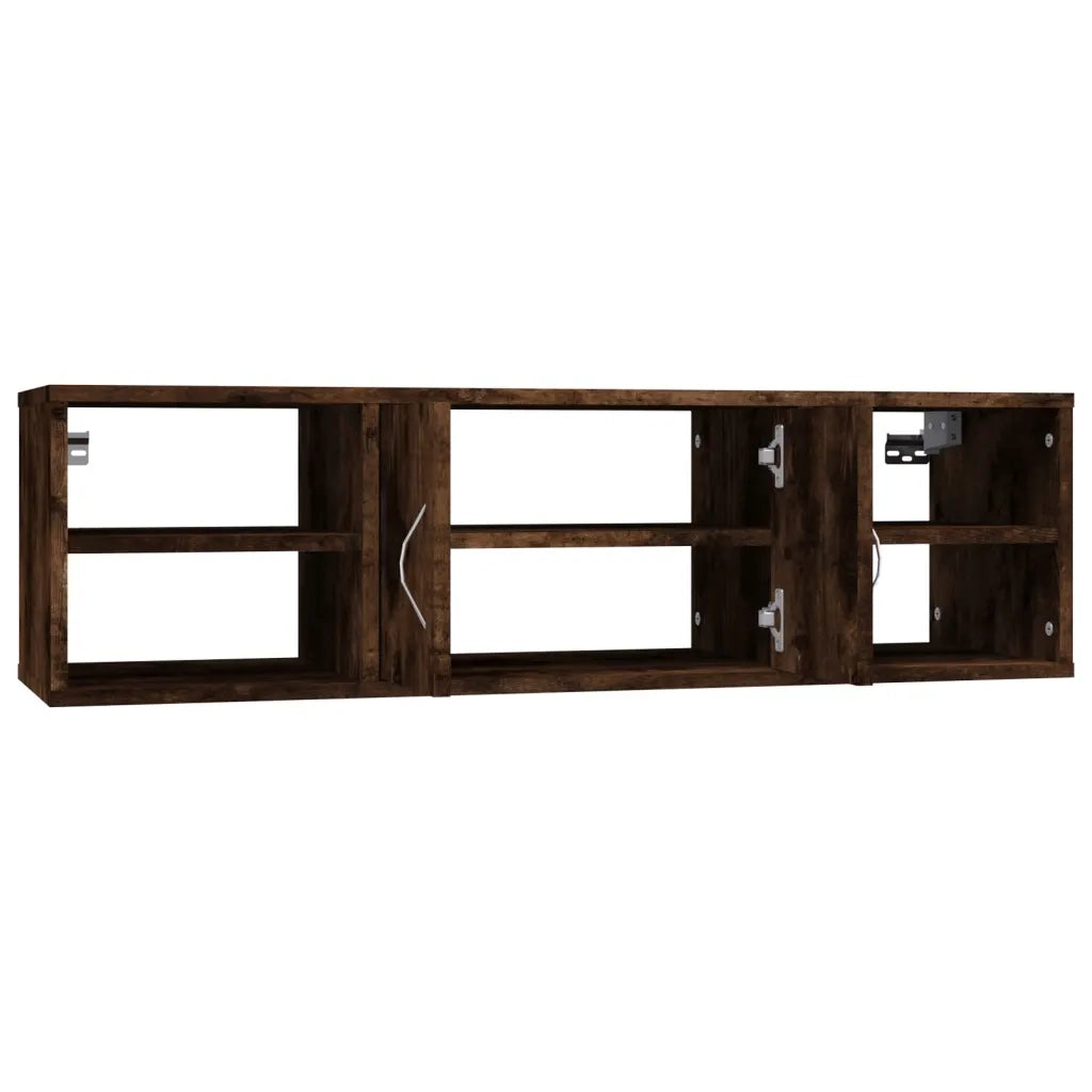 Mensola a Muro Rovere Fumo 102x30x29 cm Legno Multistrato 826363