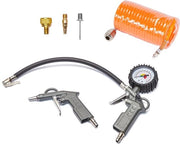 Serpentino in PVC rafforzato da 10 m con connessione rapida per compressore di aria