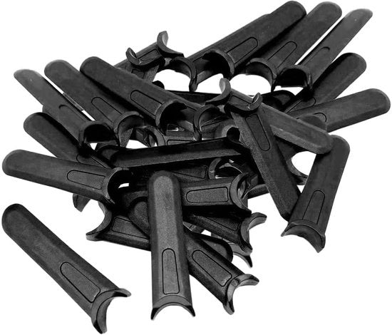 100 pezzi di setole per grasseggiaio in plastica adatti per grasseggiai Flymo adatti per Hover Vac/Micro Lite/Minimo/Mow n Vac