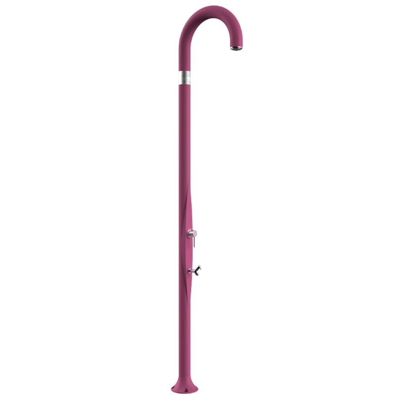 Doccia Tradizionale In Polietilene Funny Yin Con Miscelatore E Lavapiedi Colore Fuxia Cv-T125/4003