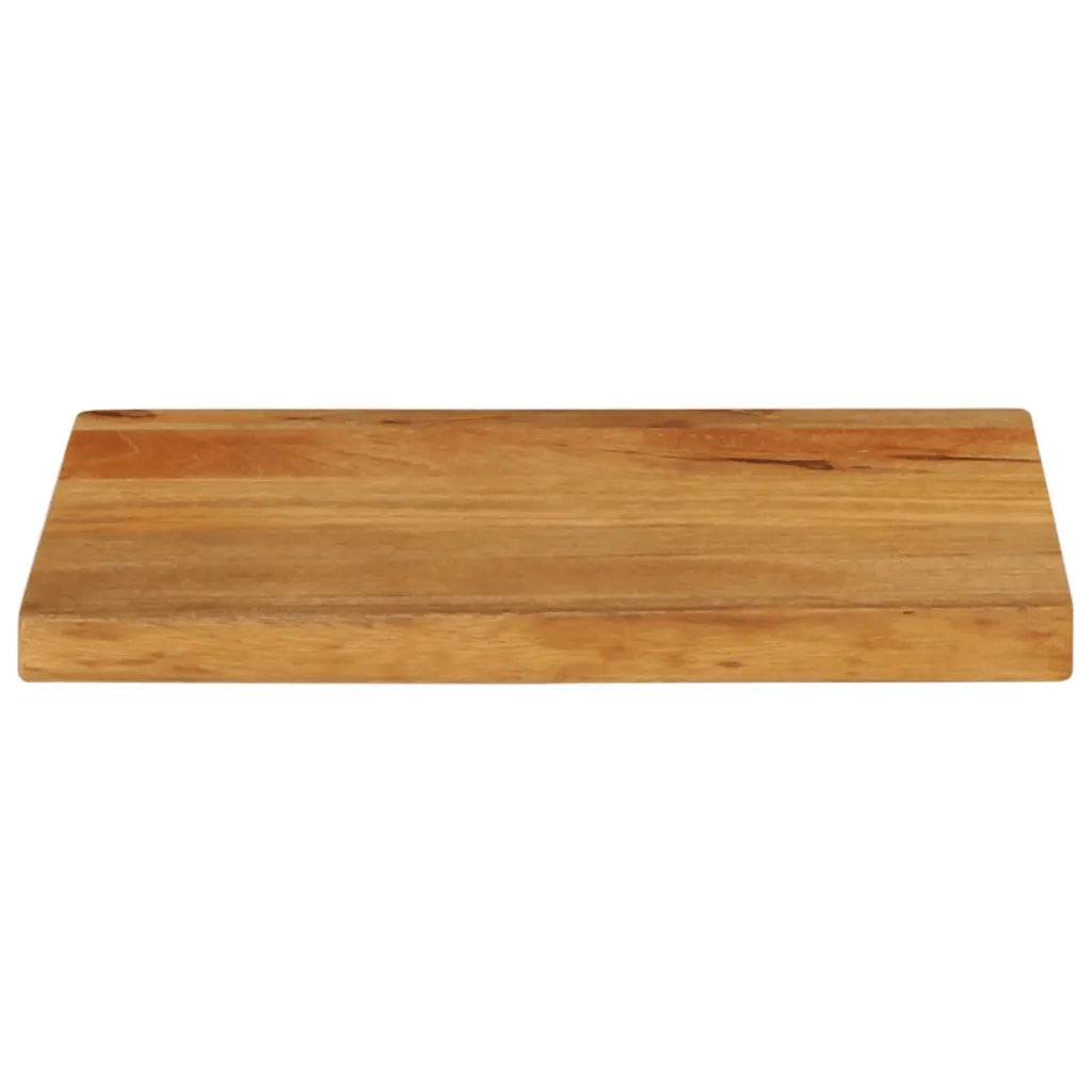 Piano Tavolo Bordi Vivi 40x20x3,8 cm in Legno Massello di Mango 370558