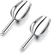Set di cucchiai in acciaio inossidabile da 2 - accessori da cucina, utensili da cucina cucchiai e supporto per cucchiai