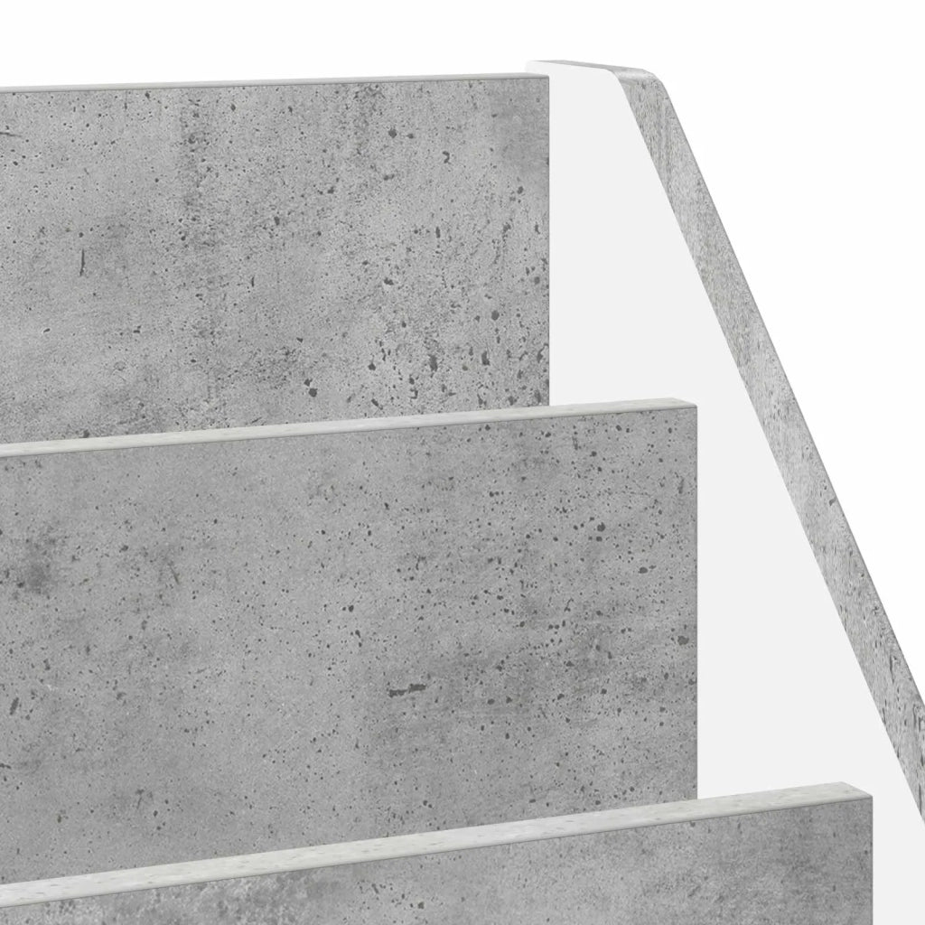 Libreria per Bambini Grigio cemento 60 x 29,5 x 69 cm