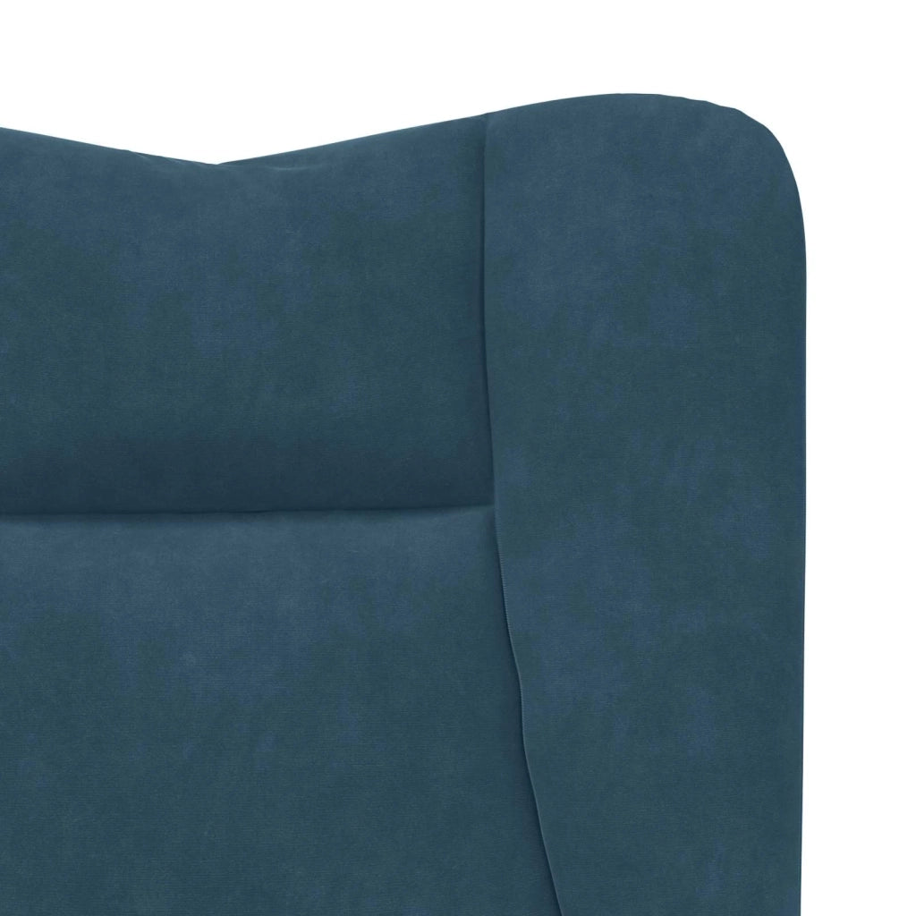 Poltrona-Divano Sedia Blu 63 x 67 x 94 cm Velluto 973299