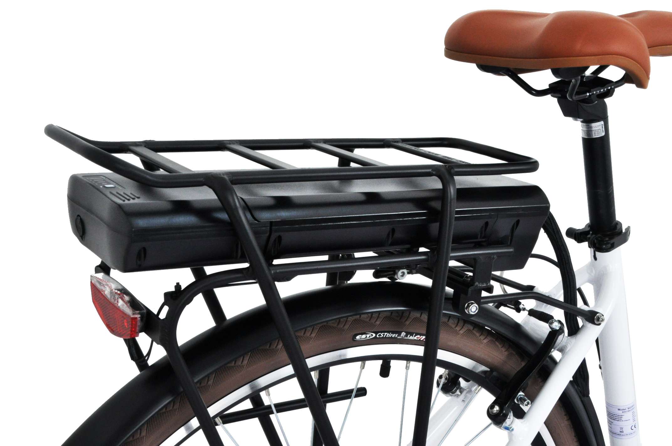 City bike donna 28" alluminio forcella ammortizzata  10.4 ah Bianca - F.LLI SCHIANO