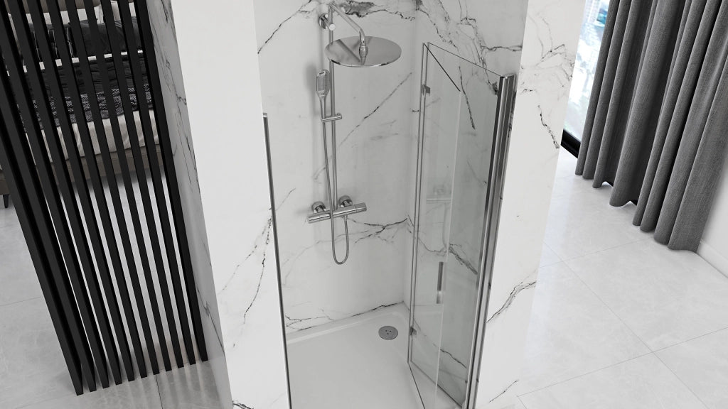 Porta Doccia Rea Molier Chrome + Profilo 90