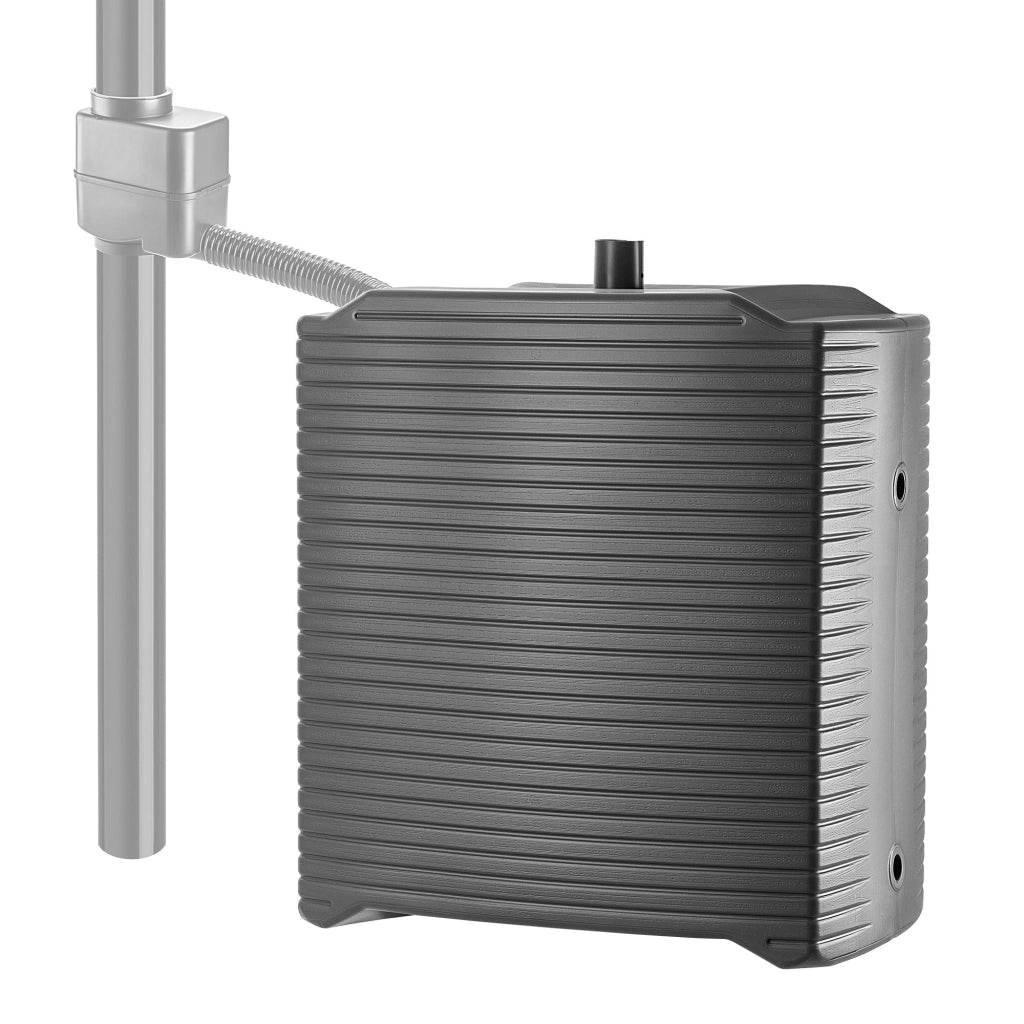Serbatoio per acqua piovana KADAX 125L, barile modulare in plastica color antracite