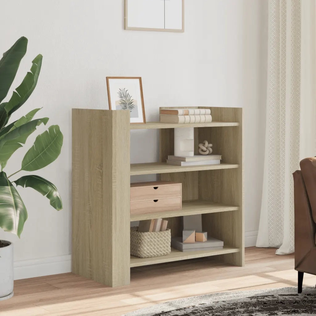 Credenza | Madia | Buffet da pranzo | Armadio da pranzo Rovere Sonoma 73,5x35x75 cm in Legno Multistrato