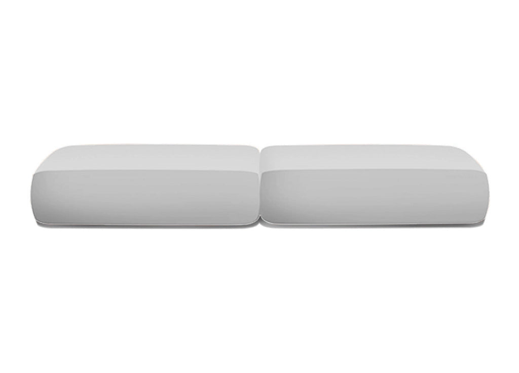 Copriseduta Per Divano Elasticizzato Antimacchia Genius In Tinta Unita - Coppia Maxi - Bianco 1000