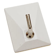 100pz appenditutto adesivo 'squadrato new' 1 posto - colore bianco cod:ferx.3097510nlm