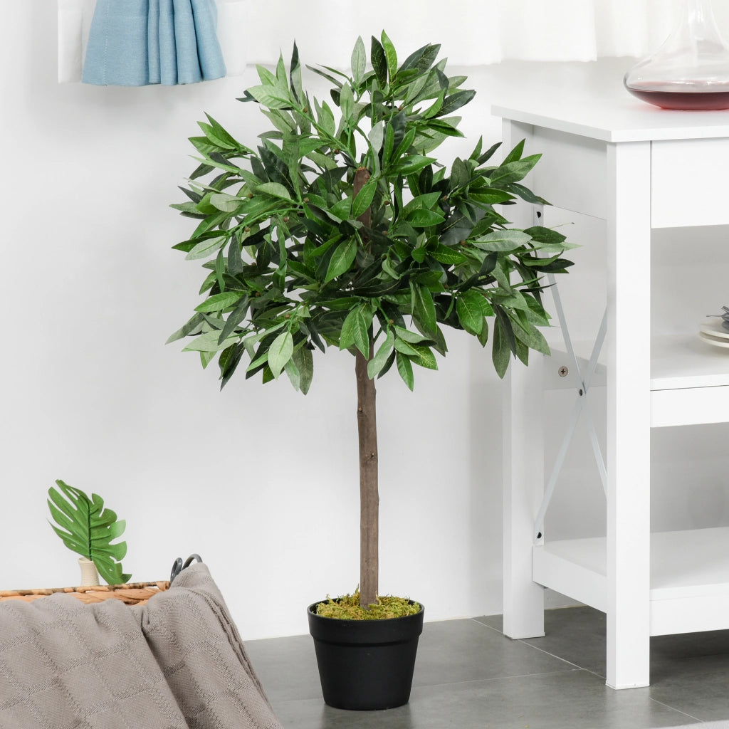 Piante Artificiali 2 Pezzi ¨C zephmum ¨C Verde 90 cm con Vaso